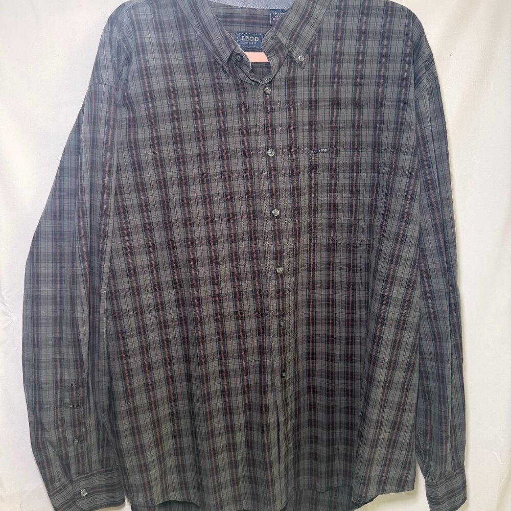 Izod Button-up 100% cotton XXL